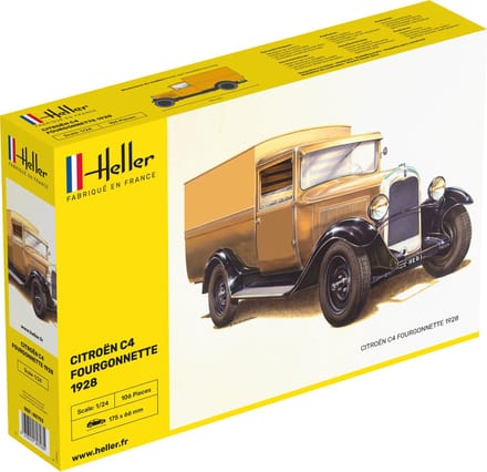 Heller Modelbouwpakket Auto - 80703 Citroen C4 Fourgonnette 1926 Plastic - 1:24 - Modelbouw