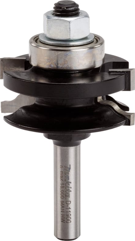 Makita R4,76 S 8mm Freesbit Contraprofielfrees + lager 41,28 S8 - D-11900