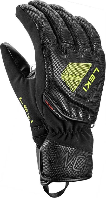 Leki Alpino Wcr C-tech 3d Junior Handschoenen Zwart 12-13 Years Jongen