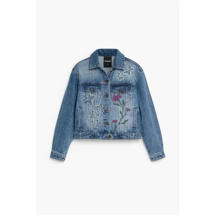 Dames spijkerjack Desigual Butterfly
