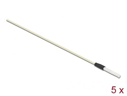 Delock Fiber optic cleaning stick for connectors with 2.50 mm ferrule 5 pieces