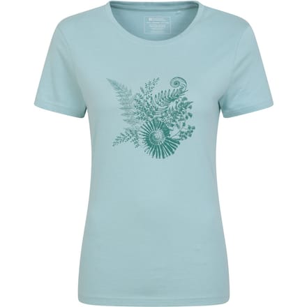 Mountain Warehouse Dames/Dames Fern Shell Organic T-shirt (Munt)