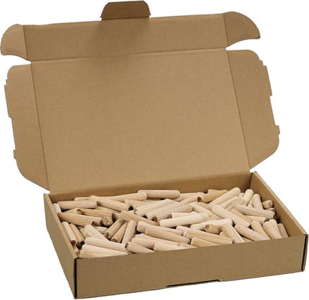 Houten Deuvels 8x35 mm - 500 stuks - Hoogwaardig Beukenhout