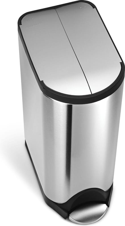 Simplehuman Butterfly Pedal Bin Brushed Stainless Steel - 30 L