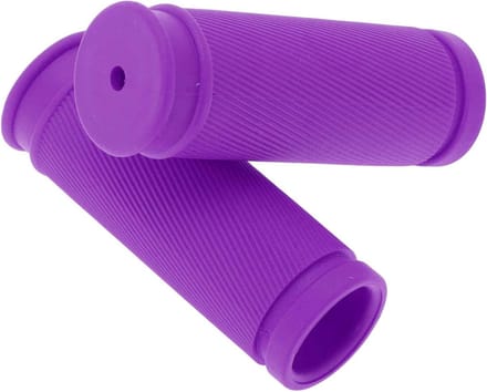 Fietsgrepen - Handvatten - Comfortabel Fietsen - Ergonomisch Rubber - 85 mm - Violet