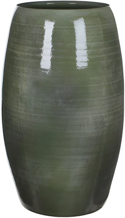 Mica Decorations Bloemenvaas Lester - groen - glanzend - keramiek - 50 x 30 cm - vaas