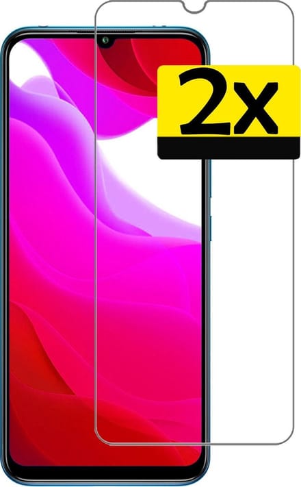 Screenprotector - Geschikt voor Xiaomi Mi 10 Lite - 2 Stuks - Extra Sterk - Beschermglas - Gehard Glas - Tempered Glass - Screen Protector