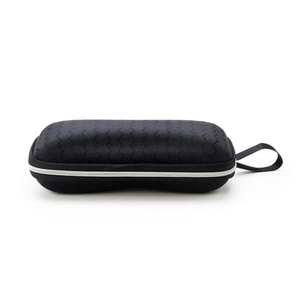 Brillenkoker - Hardcase - Ritssluiting - Met Koord - Kunststof - Zwart