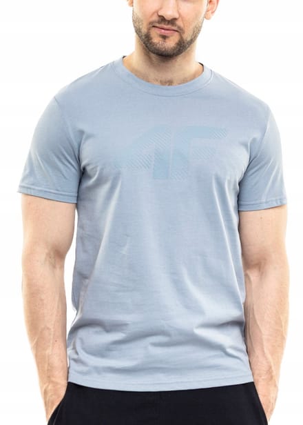 4F T-shirt Heren - Zwart - Katoen - Maat S