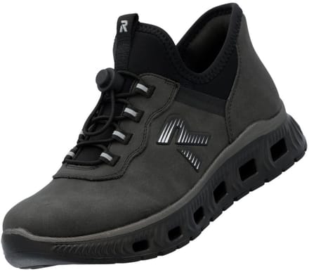 Rieker dames slip-on schoenen donkergrijs