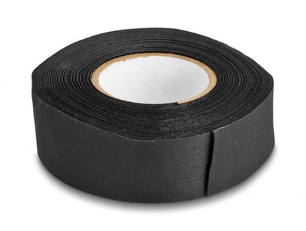 Delock 20911 20911 Textieltape Zwart (l x b) 25 m x 25 mm 1 stuk(s)