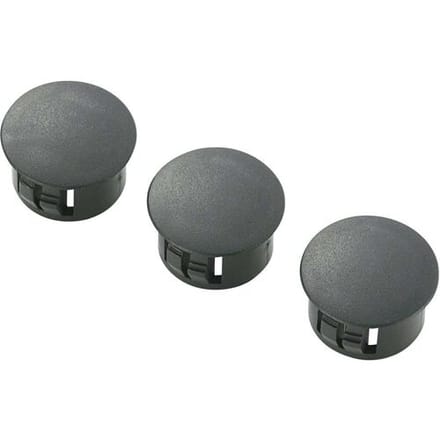 TRU COMPONENTS TC-HPR-15203 Blindstop Plaatdikte (max.) 1.1 mm Polyamide Zwart 100 stuk(s)