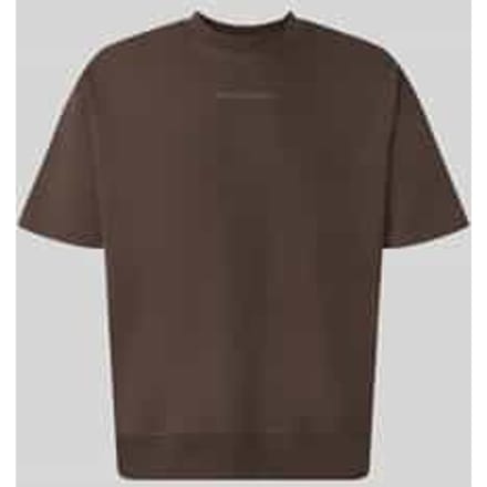 Boxy fit shirt van katoenmix