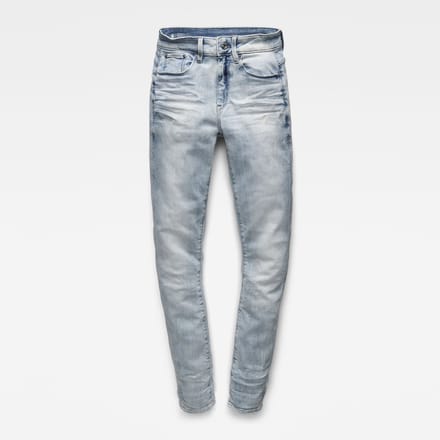 G-STAR 3301 Skinny Wmn Dames Jeans - lt aged