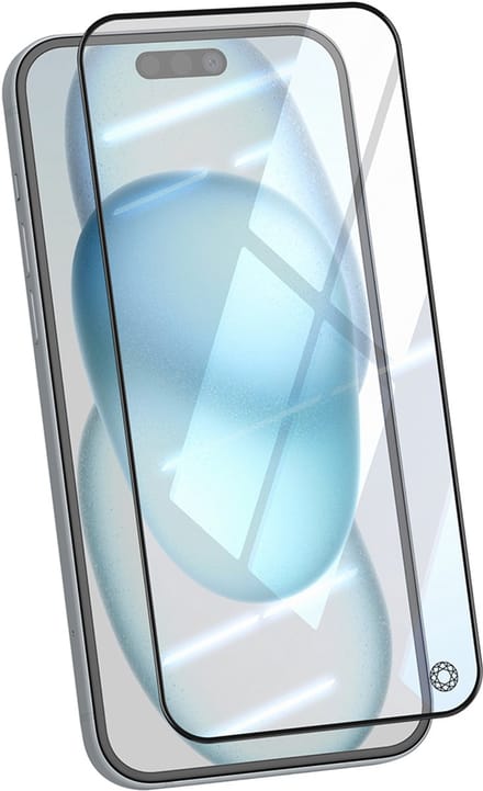 Force Case, Screenprotector geschikt pour Geschikt voor Apple iPhone 15 Plus - Tempered Glass 3D Anti-Impact, Transparant