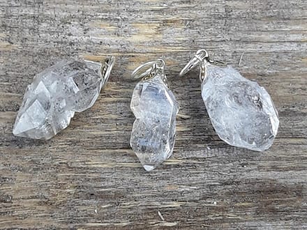 Edelsteen Herkimer diamant hanger