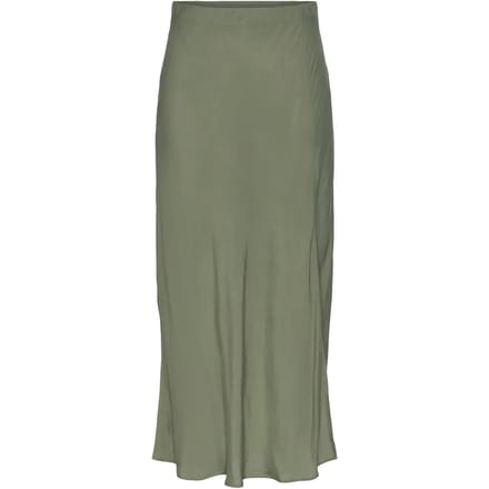 PIECES - PCNYA HW LONG SLIT SKIRT WVN MSA BC - Dames - Rokken