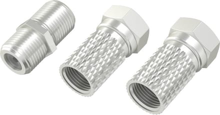 Hama 00205203 coaxconnector F-type 3 stuk(s)