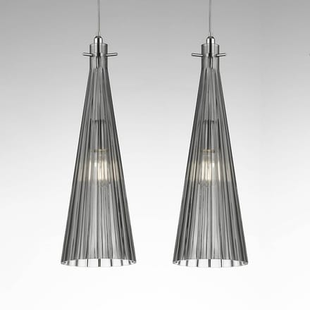 Selène Hanglamp Costa Rica, 2-lamps, grijs