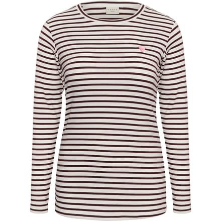 Dames-T-shirt met lange mouwen KAFFE Curve KCLia