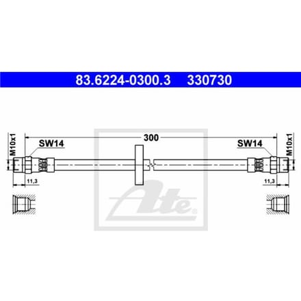 Remleiding ATE 83.6224-0300.3