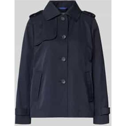 regular fit jack met platte kraag
