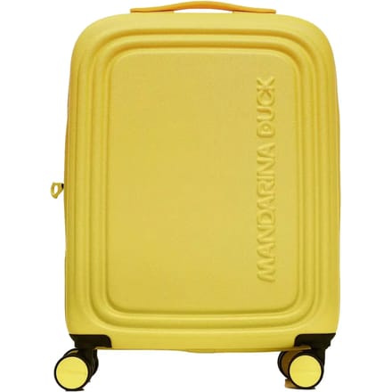 MANDARINA DUCK Logoduck + Expandable Cabin Trolley Duck Yellow Geel 52cm