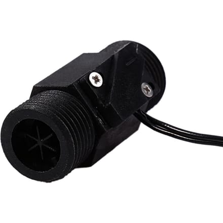 1 stuks Kunststof Waterstroomschakelaar VerticaalHorizontaal Watersensor Magnetisch AC 220V black