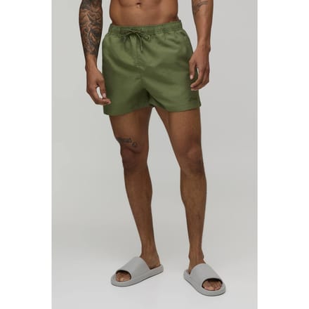 Short Length BM Autograph Swim Short | Khaki | Size Medium