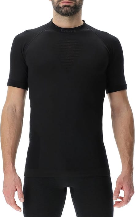 Uyn Fusyon Light Korte Mouwen Basislaag Zwart 2XL Man