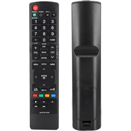 TV Televisie Afstandsbediening Veiligheid Vervangingsaccessoire voor LG AKB72915206 Zwart black