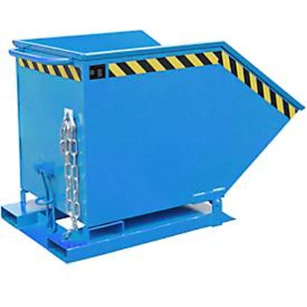 Kiepcontainer KK 600, blauw (RAL 5012)