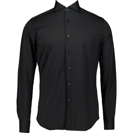 Xacus Active Shirt Lange Mouw Overhemden Zwart Act520ml/11460