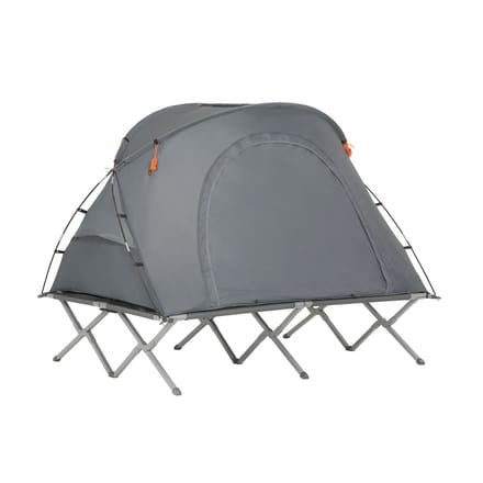 SoBuy OGS60-L-HG Opblaasbare Camping Tent - Lichtgrijs & Draagbaar