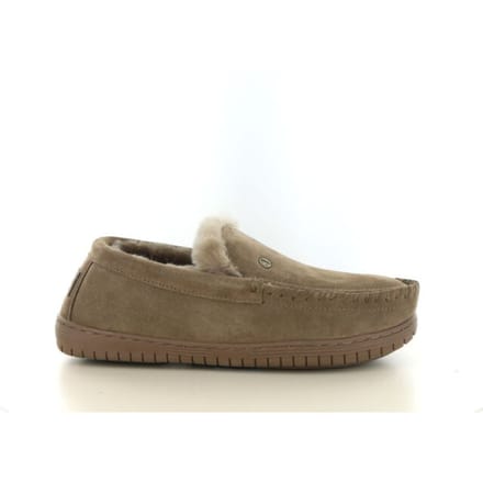 Warmbat Grizzly Suede Heren Sloffen - Bruin
