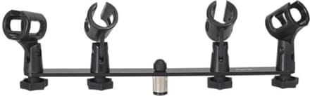 Microfoonstandaard voor 4 microfoons - Ideaal voor podcast, studio en podium