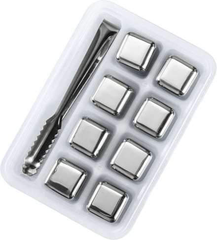 RVS Whiskey Stones Set