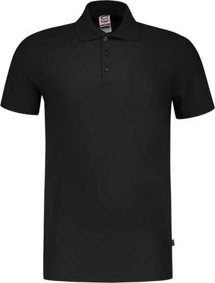 Tricorp 201020 Poloshirt Fitted 60°C Wasbaar - Zwart - XL