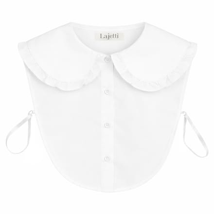 Lajetti - Los Kraagje met Grote Kraag Wit - Blouse Kraagje Dames