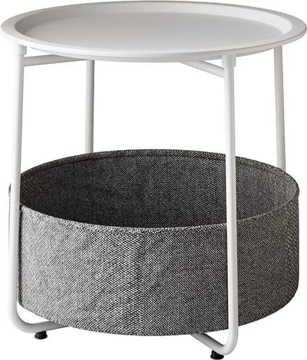 Vicco Liva Salontafel – 47 x 50 cm Wit