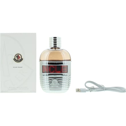 Moncler Pour Femme - LED Screen + Refillable - 150 ml Eau de Parfum - Damesgeur