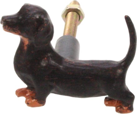Deurknop Teckel 4,5x6x3,8cm