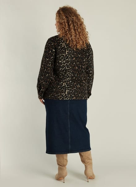 YEST CURVE Gwendoline Cover ups - Multi Leopard - maat X-0(44)