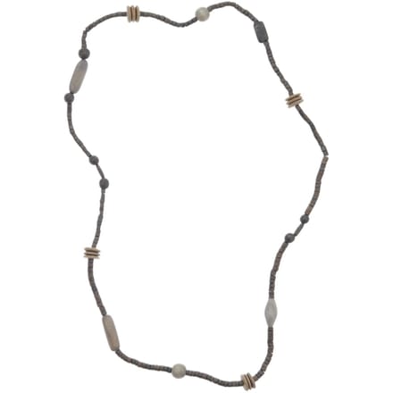 Behave – Ketting – Minimalistisch design – Zwartgrijs – Rustieke look – 88 cm