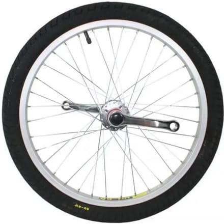 Compleet fiets wiel met crankarmen QU-AX