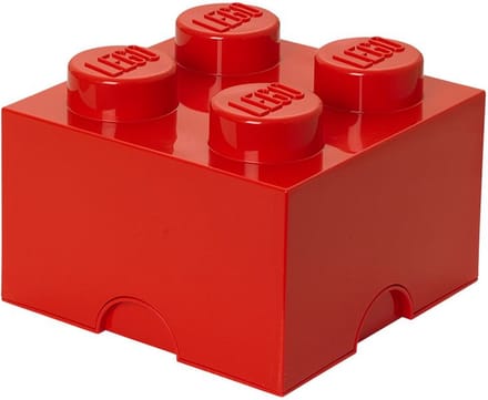 LEGO STORAGE BRICK 4 - RED
