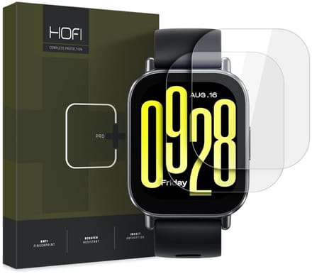 Hofi Gehard Glas Voor Xiaomi Redmi Watch 5 Actieve 2-Pack Bescherming