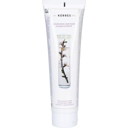 Korres Amandel & Lijnzaad - Droog beschadigd haar Haarmasker Hydraterende haarbehandeling Dames 125 ml