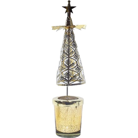 Kerst Aromatherapie Kaars Hete Boom Draaiende Kaarsenhouder Looplicht