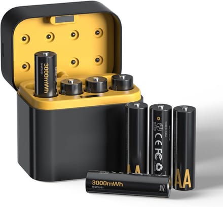 Oplaadbare Batterijen AAA - Set van 8 - 1300 mWh